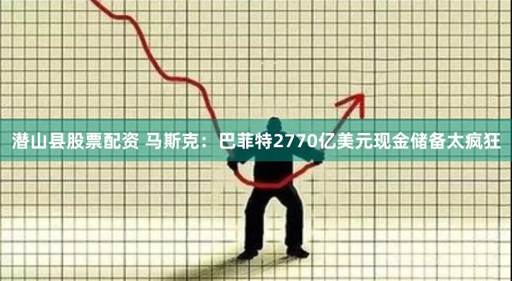 潜山县股票配资 马斯克：巴菲特2770亿美元现金储备太疯狂